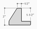 This unique floater frame for stretched canvas features a narrow, 0.5 " face that falls into a steep reverse slant toward the outer edge of the frame.  The modern style is finished in matte white.

Ideal for mounting medium to extra large, thick (1.5 " deep) gallery wrapped canvas portraits, paintings or Giclée prints. The canvas will extend slightly farther than the face of the frame. 

*Note: These solid wood, custom canvas floaters are for stretched canvas prints and paintings, and raised wood panels.