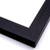 1-1/2" Satin Black Square